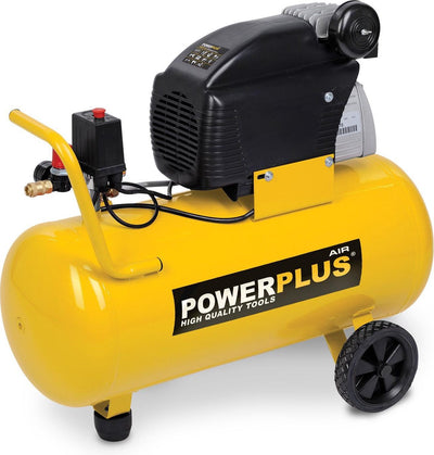 Compresseur Powerplus powx1760 - compresseur d'air - 1500w - 8 bar - capacité du réservoir 50l