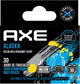 Axe recharge désodorisant support aluminium Alaska noir 2 pièces