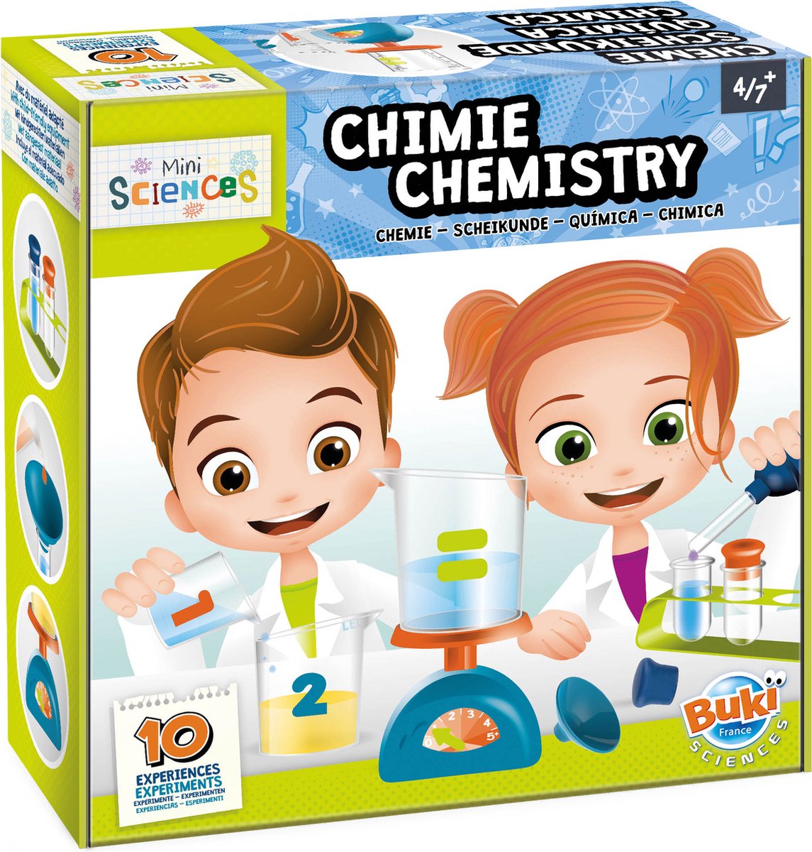 Buki france buki - mini sciences - votre premier set de chimie - expériences - sciences