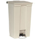Poubelle Rubbermaid 561160 rouge 68,1l