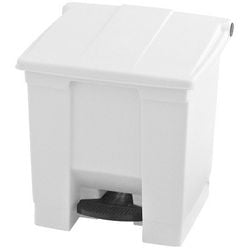 Poubelle Rubbermaid 561152 blanc 30,3l