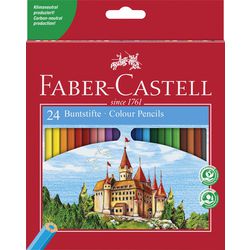 Faber Castell Faber Castell FC-120124 Crayons de couleur en carton Penny un 24e.