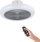 Ventilateur de plafond avec lampe Eglo Kosrena - ø 45,5 cm - 3 vitesses - lumière blanche réglable - dimmable - durée de vie plus longue - blanc gris - étoiles - scintillant