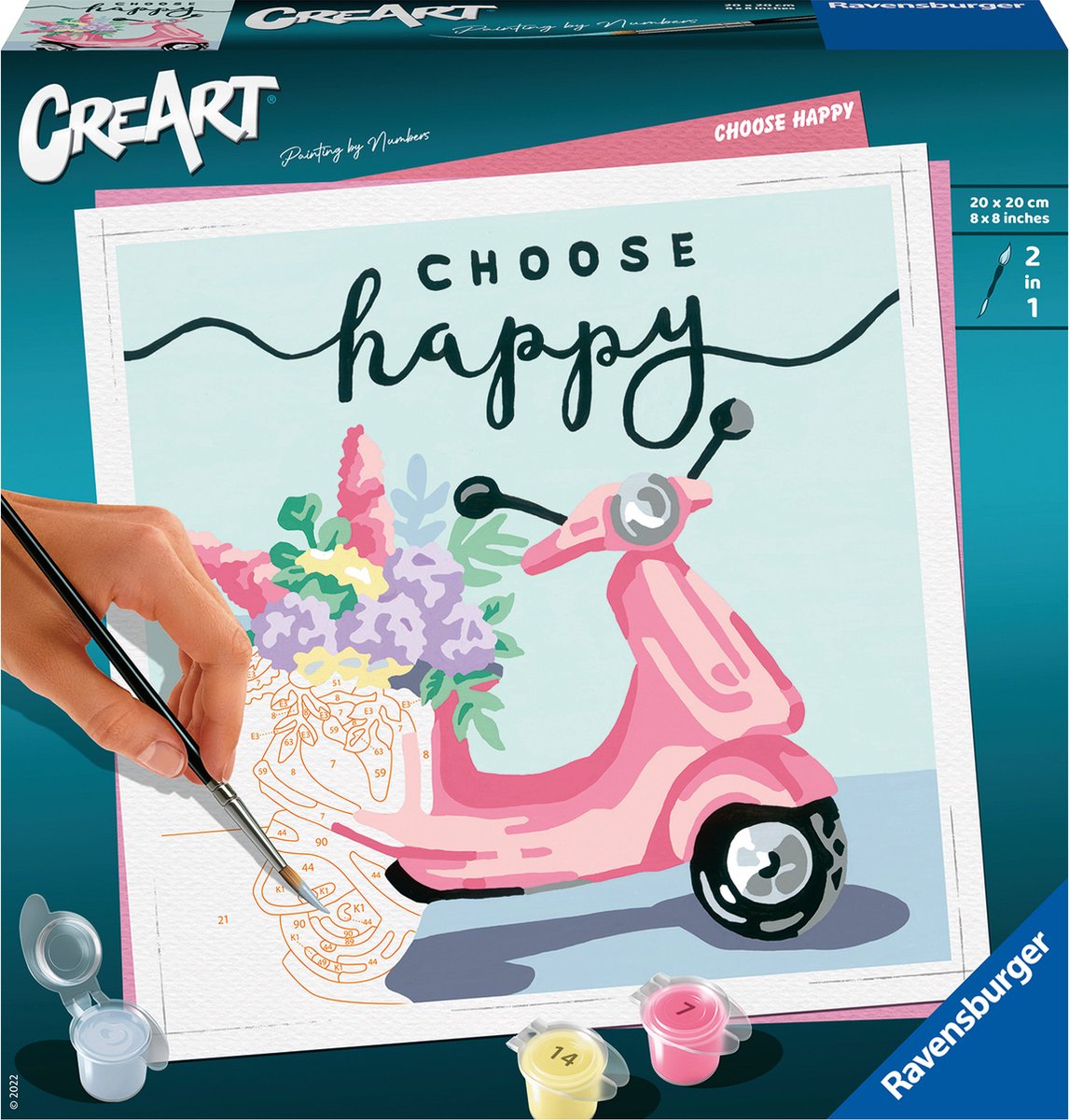 Ravensburger Creart Painting by Number Choisissez Happy