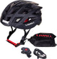 Livall bh60se neo noir large - casque de vélo (intelligent) - fonction SOS - clignotants LED - éclairage intelligent