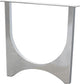 Pied de table design Woood zaandam - métal - chrome - 1 pièce - 72x79x10