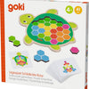 Goki Wooden Turtle Puzzle Game Rosy, 41st.
