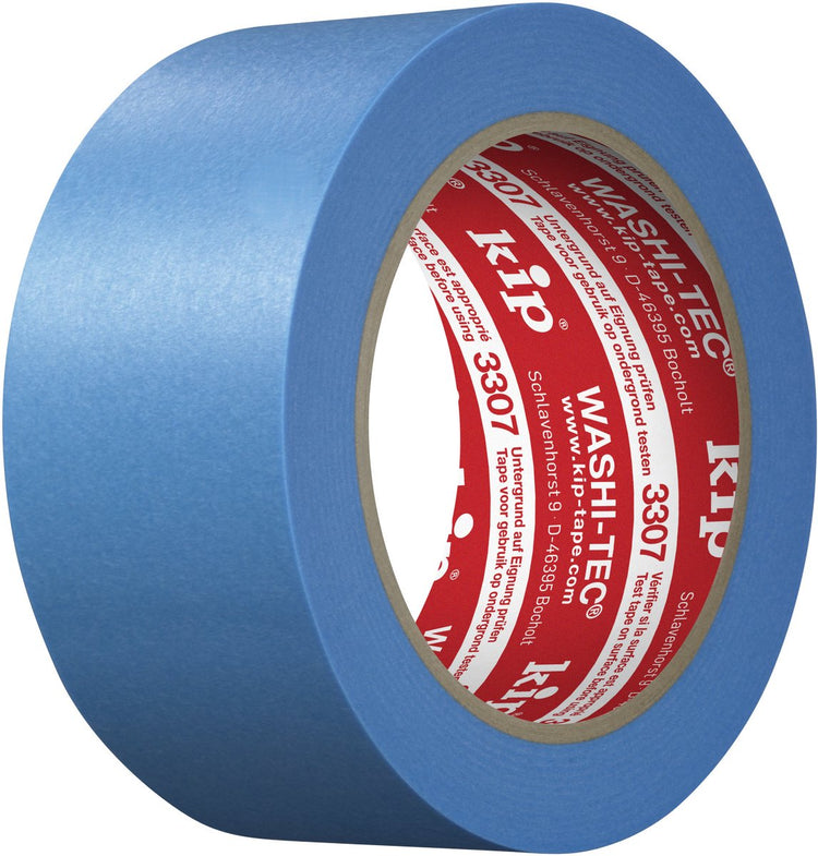 Ruban fin Kip 3307 | ruban de masquage | 48mm | bleu | ruban de peintre washi-tec | bande