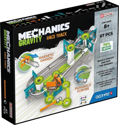 Gardenkraft geomag mécanique gravité re piste de course 67 pièces