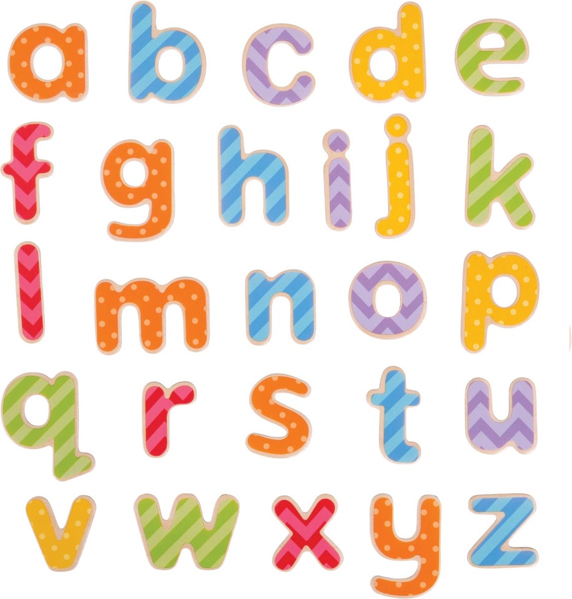 Lettres magnétiques Bigjigs (minuscules)