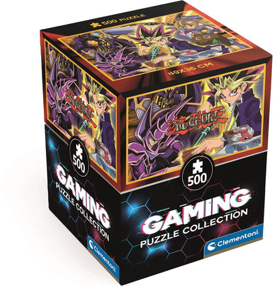 Clementoni - puzzle - 500 pièces - yu-gi-oh - collection de jeux - cube - puzzle pour enfants et adultes