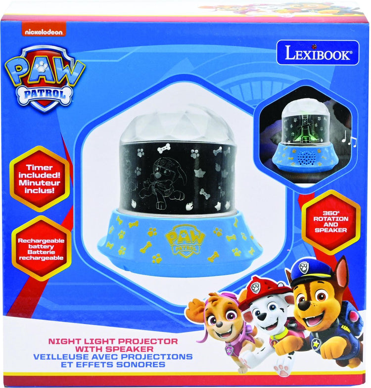 Projecteur veilleuse Lexibook Paw Patrol avec haut-parleur