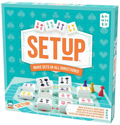 Asmodee setup - jeu de société stratégique passionnant plein de tactiques bluffantes - jeu de société pour 2 à 4 joueurs - à partir de 8 ans