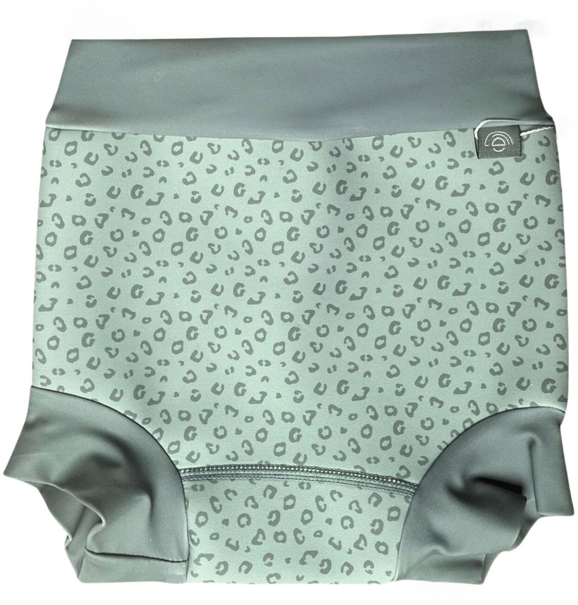 Essentiels de bain - couche de bain pour bébé - vert - imprimé léopard - néoprène