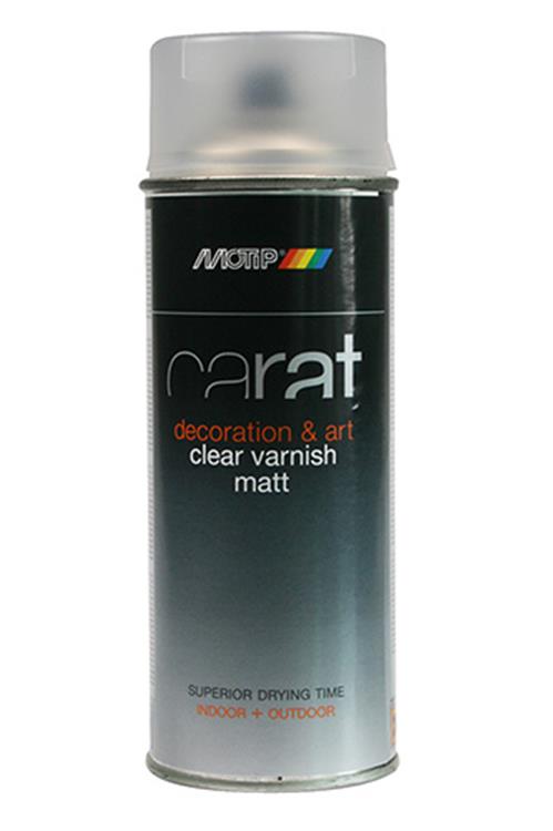 Motip 1051958 - Vernis transparent carat mat en aérosol 400 ml | 1 pièce
