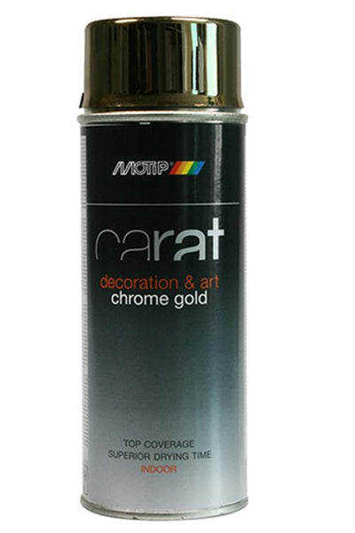 Motip 1051962 - bombe aérosol or chromé carat 400 ml | 1 pièce