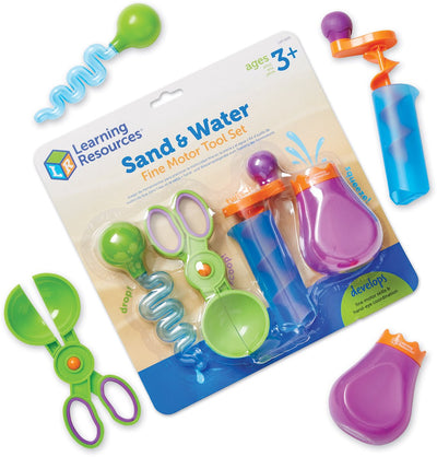 Ensemble d'outils pour la motricité fine de l'eau et du sable Learning Resources - 3+