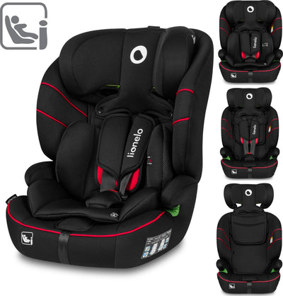 Siège auto Lionelo Levi i-size 76-150 cm (9-36 kg) - groupe 1 2 3 - face à la route - ceinture 5 points - appui-tête réglable - mousse à mémoire de forme - dri-seat - ece r129 03