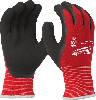 Milwaukee coupe d'hiver classe 1 gants de travail trempés gants d'hiver niveau de coupe 1-xl 10 -1pc - 4932471345