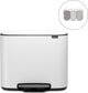 Poubelle Brabantia bo - 3 x 11 litres - tri sélectif - blanc