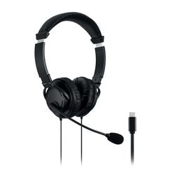 Kensington Casque filaire K97457ww avec bandeau Câble USB-C de 1,8 m Sonde de bruit