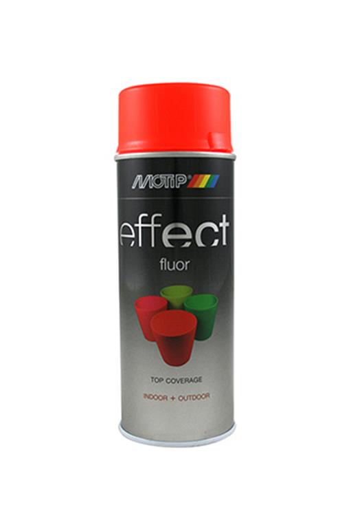 Motip 1032386 - 302301 effet déco fluorescent rouge orange 400 ml | 1 pièce