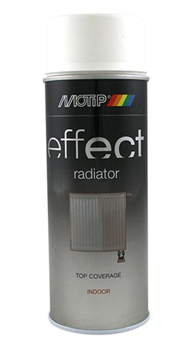 Motip 1032407 - 302702 radiateur effet déco blanc mat 400 ml | 1 pièce