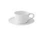 Soucoupe à café noble diva porcelaine crème 15 cm 24 pièces
