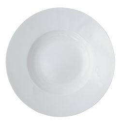 Vaisselle fine 600001.529 porcelaine 23 cm couleur crème 24 pièces
