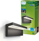 Philips LED Applique Philips Bustan - ultra efficace - anthracite - 3,8w