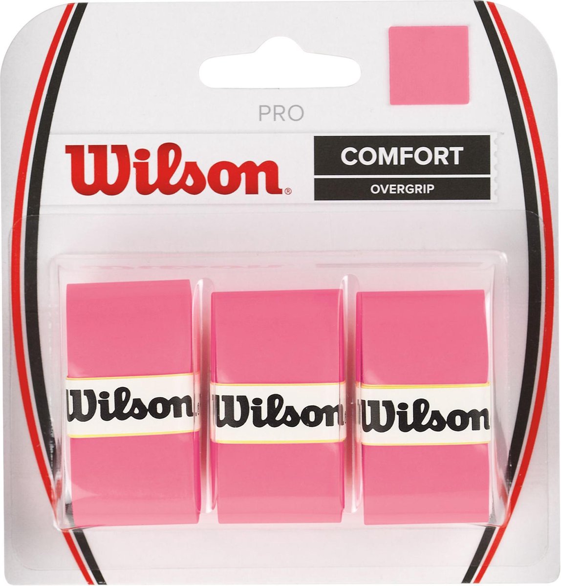 Surgrip Wilson Pro Comfort Tennis Padel Fluo Rose - Lot de 3