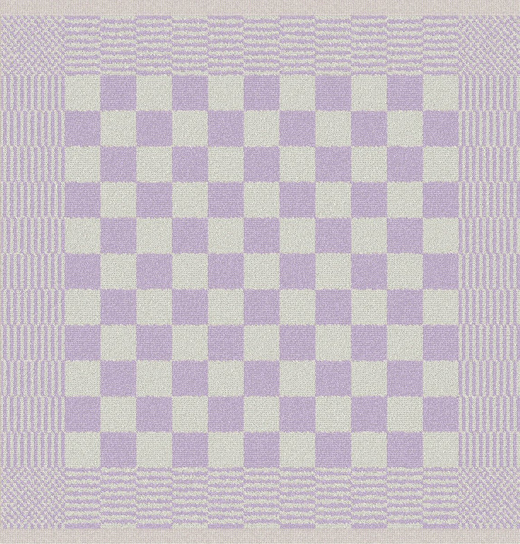 Ddddd - ensemble combiné - 2x torchon 2x torchon - logo barbecue - lilas pastel