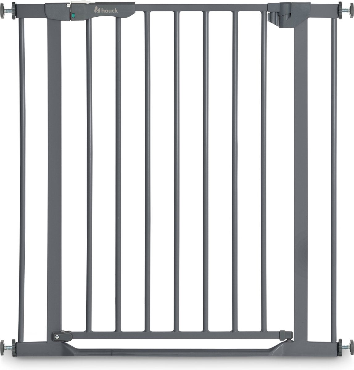Hauck clear step autoclose 2 barrière d'escalier - 75 à 80 cm - gris foncé