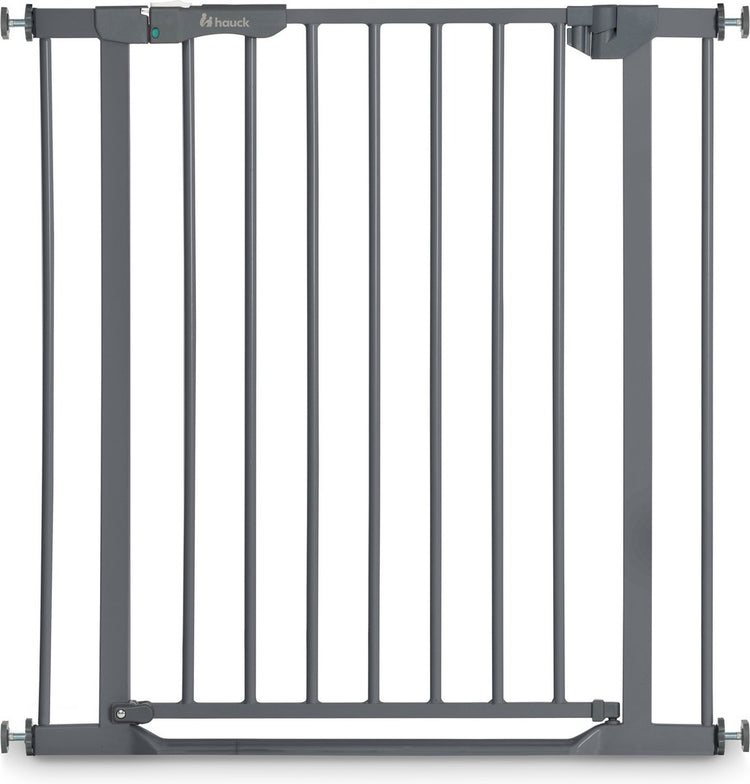 Hauck clear step autoclose 2 barrière d'escalier - 75 à 80 cm - gris foncé