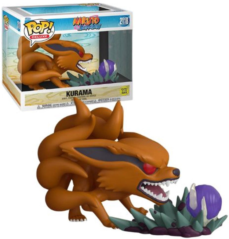 Funko Naruto Kurama (Pop! Deluxe) Figurine en vinyle phosphorescente 2118 unisexe Pop! - neutre - standard