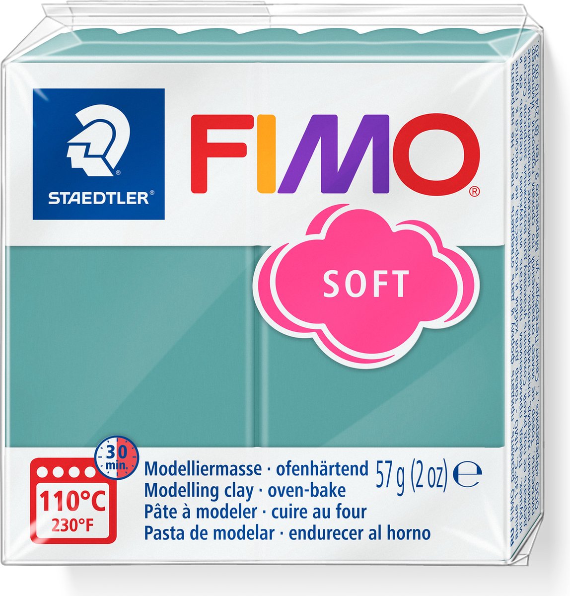 Pâte à modeler Fimo douce 57 g vague océan