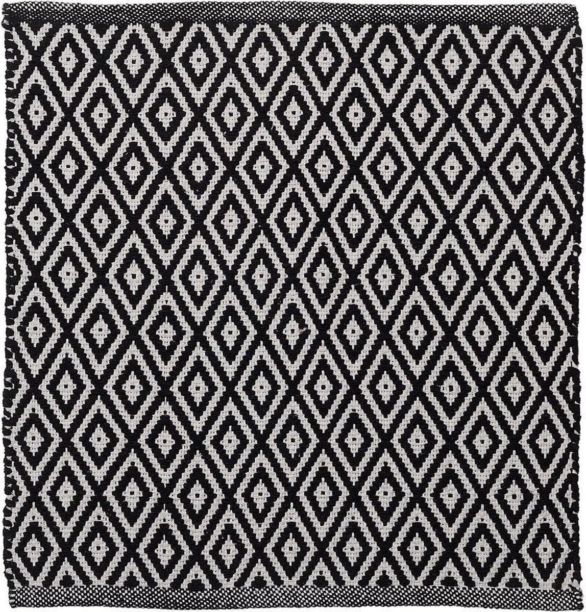 Sealskin - tapis de bain treillis 60x60 cm - coton - noir