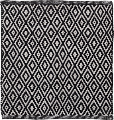 Sealskin - tapis de bain treillis 60x60 cm - coton - noir