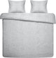 Damai housse de couette ebba - coton bio - 240x200 220 cm - gris + 2 taies d'oreiller 60x70