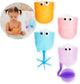 Jouets de bain Munchkin - chutes - entonnoir à eau et tasses - lot de 4 tasses avec entonnoir à eau - jouets de bain - à partir de 6 mois