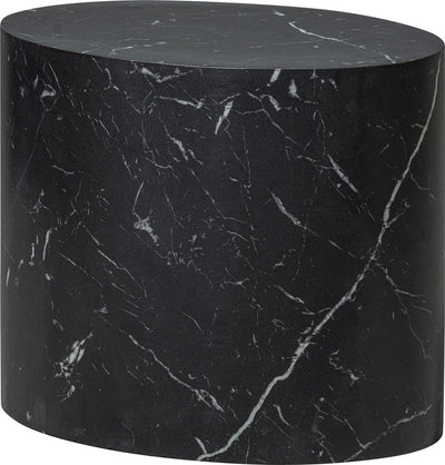 Table d'appoint Woood quint - mdf - noir - 40x48x33