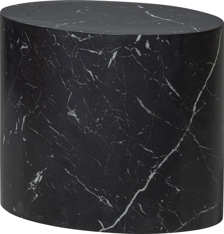 Table d'appoint Woood quint - mdf - noir - 40x48x33