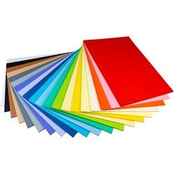 Papier coloré tutorcraft a4 225 g m² assortiment de couleurs 200 feuilles