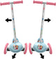 Trottinette enfant 3 roues Stamp Disney La Reine des Neiges - trottinette directionnelle - filles - blanc bleu