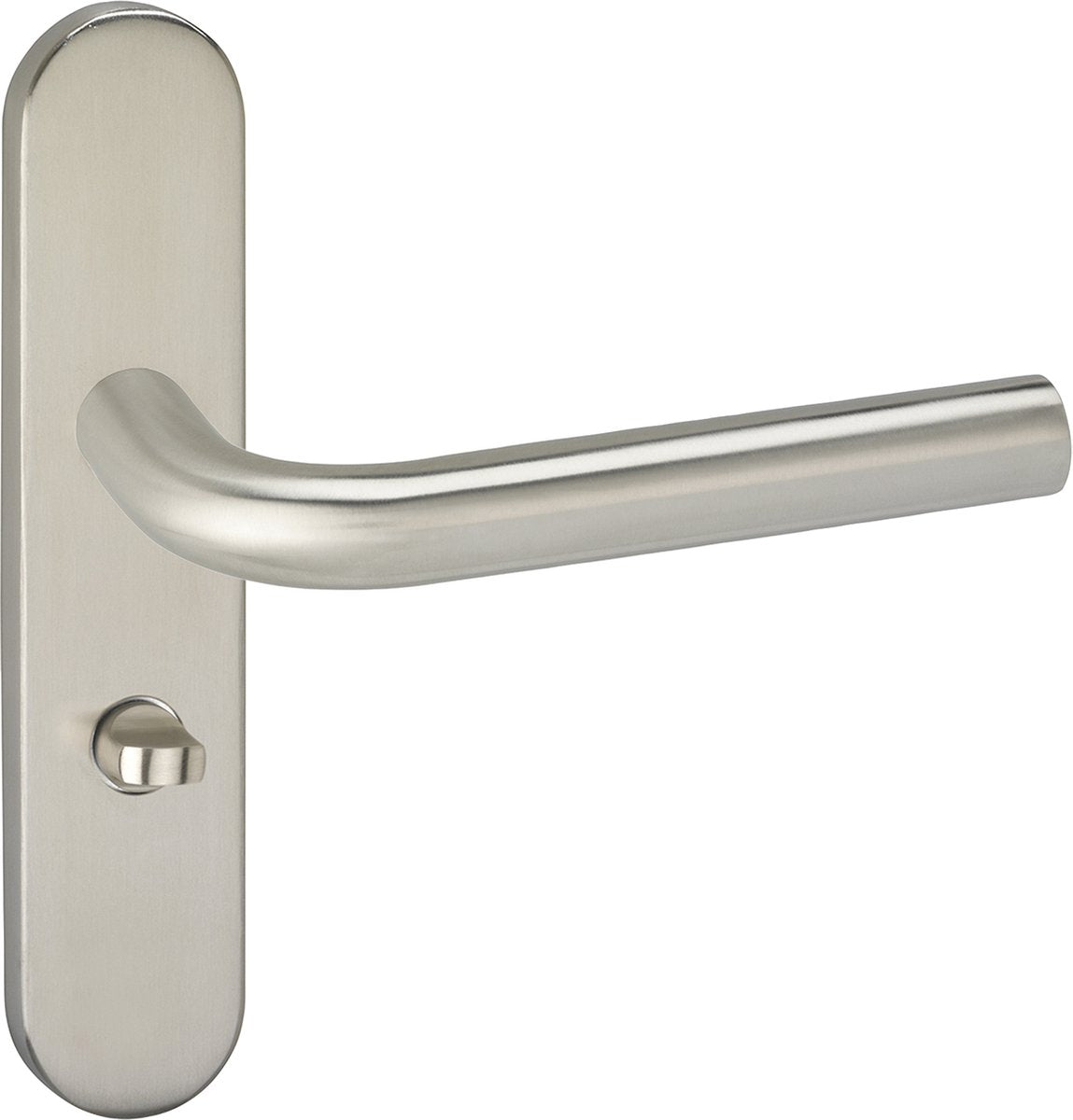Tabouret Impresso Dursley avec bouclier ovale WC63 dissimulé en acier inoxydable