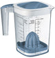 Tasse à mesurer Rotho Loft - polyvalente - avec protection contre les éclaboussures - bleu horizon