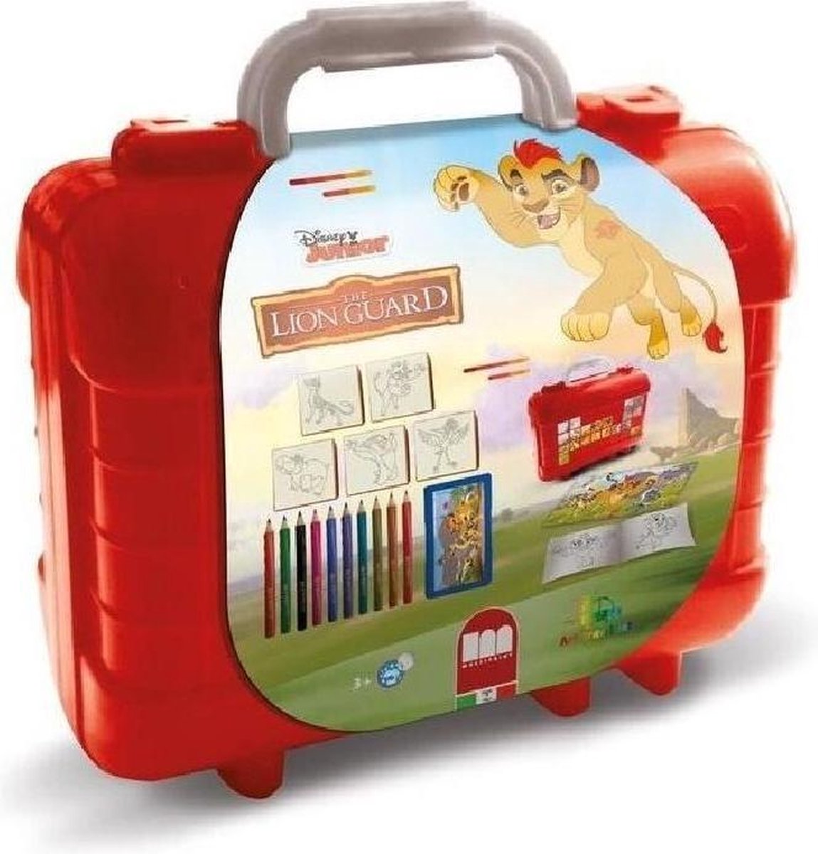 Disney Lion Guard Color Colors Stamp Suitcase