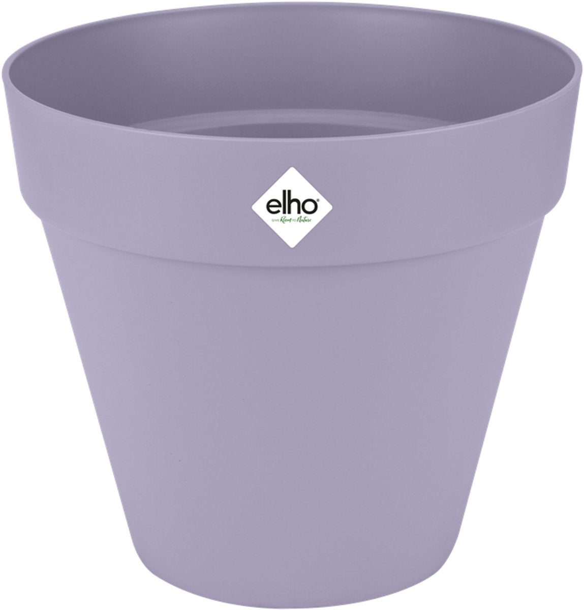 Elho loft urban round 50 - pot de fleur d'extérieur - ø 48,5 x h 44,5 cm - lilas lavande