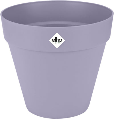 Elho loft urban round 50 - pot de fleur d'extérieur - ø 48,5 x h 44,5 cm - lilas lavande