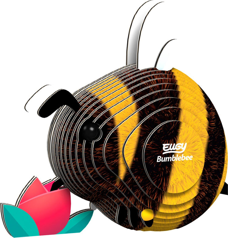 Puzzle 3D Eugy - bourdon - insectes - durable - collectionnez-les tous - 6 ans